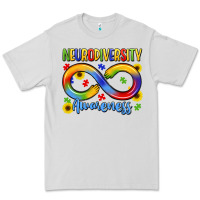 Dove Grey neurodiversity awareness Premium Tee - LillyAllenDesigns
