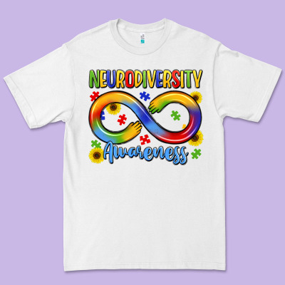 Neurodiversity Awareness Premium Tee Designed By Lillyallendesigns
