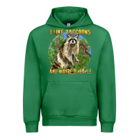 Emerald i like raccoons and 3 people Urban Hoodie - BarkalooDesign