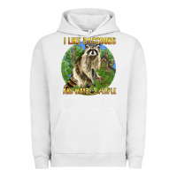 Pigment Lunar Rock i like raccoons and 3 people Urban Hoodie - BarkalooDesign