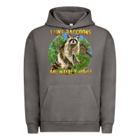 Pigment Tornado i like raccoons and 3 people Urban Hoodie - BarkalooDesign