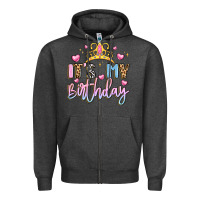Charcoal Heather its my birthday la Zipper Hoodie - LillyAllenDesigns