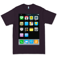 Plum cell phone smartphone mobile app halloween costume Premium Tee - tuanDangUi