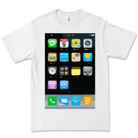 White cell phone smartphone mobile app halloween costume Premium Tee - tuanDangUi