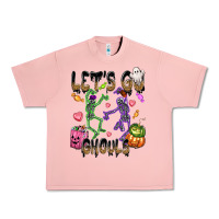 Salmon Let's go ghouls Urban Heavy Tee - NancyCooperArtShop