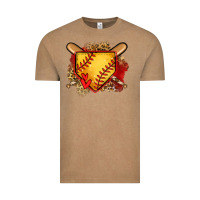 Softball Home Plate Vintage Tee | Teevron