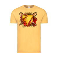 Vintage Mustard softball home plate Vintage Tee - Jasminsmagicworld