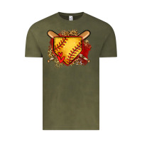 Vintage Olive softball home plate Vintage Tee - Jasminsmagicworld