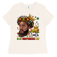 Bone juneteenth is my independence day Ladies Tee - LillyAllenDesigns
