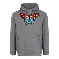 Storm Patriotic American Butterfly Heavyweight Hoodie - LillyAllenDesigns