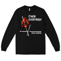 Black eddie cochran c mon everybody album cover Long Sleeve Tee - tuanDangUi