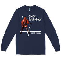 Navy eddie cochran c mon everybody album cover Long Sleeve Tee - tuanDangUi