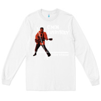 White eddie cochran c mon everybody album cover Long Sleeve Tee - tuanDangUi