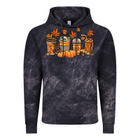 Cloud Black Fall coffee cups Vintage Hoodie - NancyCooperArtShop