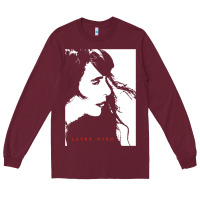 Burgundy laura nyro Long Sleeve Tee - tuanDangUi