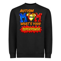 Black Autism mom what's your superpower Mother's Day Heavyweight Sweatshirt - FaDigitalArtStudio