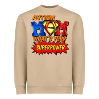 Mushroom Autism mom what's your superpower Mother's Day Heavyweight Sweatshirt - FaDigitalArtStudio