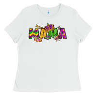 White mama mardi gras Ladies Tee - LillyAllenDesigns