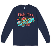 Navy little miss first grade Long Sleeve Tee - Jasminsmagicworld