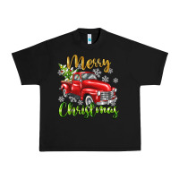 Black Merry Christmas truck Urban Heavy Tee - texasbilliewilder