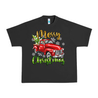 Pigment Black Merry Christmas truck Urban Heavy Tee - texasbilliewilder