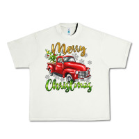 Pistachio Merry Christmas truck Urban Heavy Tee - texasbilliewilder