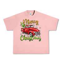 Salmon Merry Christmas truck Urban Heavy Tee - texasbilliewilder