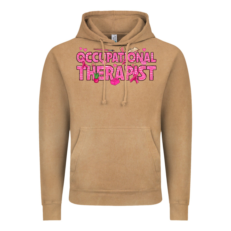 Breast Cancer Occupational Therapist Vintage Hoodie by texasbilliewilder | Teevron