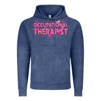 Vintage Denim breast cancer occupational therapist Vintage Hoodie - texasbilliewilder