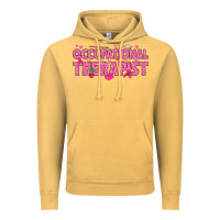 Vintage Mustard breast cancer occupational therapist Vintage Hoodie - texasbilliewilder