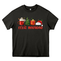 Asphalt feliz navidad Heavy Core Tee - MaliasSmallBusiness