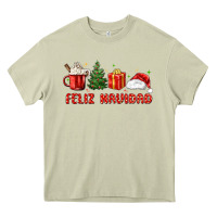 Mossy feliz navidad Heavy Core Tee - MaliasSmallBusiness