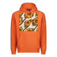 Carrot baseball sunflowers and leopard seamless pattern Premium Hoodie - BundleAndBundleShop