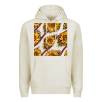 Oatmeal Heather baseball sunflowers and leopard seamless pattern Premium Hoodie - BundleAndBundleShop