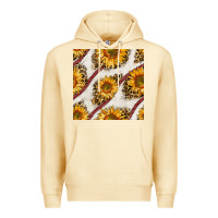 Pina Colada baseball sunflowers and leopard seamless pattern Premium Hoodie - BundleAndBundleShop