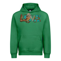 Emerald owl love Urban Hoodie - BarkalooDesign