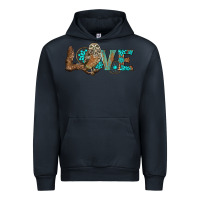 Navy owl love Urban Hoodie - BarkalooDesign