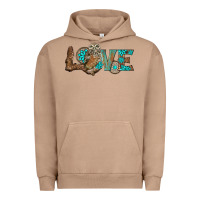Pigment Burro owl love Urban Hoodie - BarkalooDesign