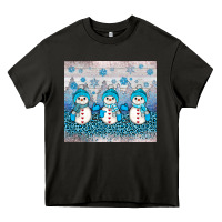 Asphalt snowman winter Heavy Core Tee - JahusDesignShop