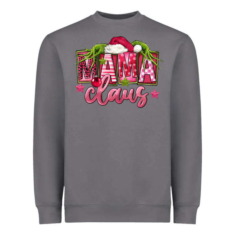 Pink Christmas Mama Claus Heavyweight Sweatshirt by FaDigitalArtStudio | Teevron