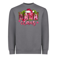Storm Pink Christmas Mama Claus Heavyweight Sweatshirt - FaDigitalArtStudio