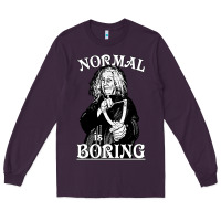 Plum Limited Edition Grandma Addams (Frump)- Normal Is Boring Long Sleeve Tee - tuanDangUi