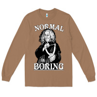 Toasted Coconut Limited Edition Grandma Addams (Frump)- Normal Is Boring Long Sleeve Tee - tuanDangUi