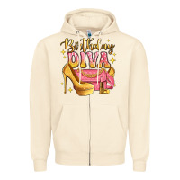 Sandshell birthday diva pink and gold glitter Zipper Hoodie - LillyAllenDesigns