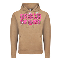 Vintage Coffee breast cancer speech therapist Vintage Hoodie - texasbilliewilder