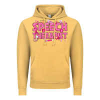 Vintage Mustard breast cancer speech therapist Vintage Hoodie - texasbilliewilder