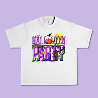 Halloween Party Urban Heavy Tee Designed By Nancycooperartshop