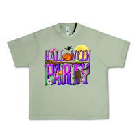 Oil Green Halloween party Urban Heavy Tee - NancyCooperArtShop