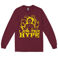 Burgundy i am the hype Long Sleeve Tee - tuanDangUi