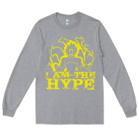 Heather Grey i am the hype Long Sleeve Tee - tuanDangUi